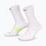 Kojinės Nike Running Midweight Crew white/volt/black