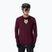 Vyriški ilgomis rankovėmis dviračių marškinėliai Fox Racing Ranger Fox Head LS dark maroon