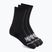 Kojinės HOKA Quarter Run Sock 3-Pack black/black/black