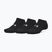 Vyriškos kojinės Under Armour Performance Cotton NS 3 pairs ultimate black/ultimate black/white