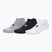 Vyriškos kojinės Under Armour Performance Cotton NS 3 pack white/steel/steel