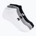 Vyriškos kojinės Under Armour Performance Cotton NS 3 pack white/steel/steel
