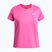 Vaikiški treniruočių marškinėliai Under Armour Tech SSC SS pink frenzy/white