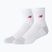 Kojinės New Balance Active Premium Crew Quarter 2 pairs white