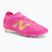Vaikiški futbolo batai New Balance Tekela Team V5 pink heat/metallic gold/pink satin
