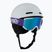 Vaikiškas slidinėjimo šalmas Salomon Player Combo + slidinėjimo akiniai XV Jr ice flow/ice flow mid blue