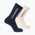 Kojinės Salomon Everyday Crew 3 pairs spellbound/vanilla ice/lunar rock