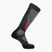 Slidinėjimo kojinės Salomon S/Pro Anthracite/Medium Grey/Fiery Red