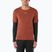 Vyriški bėgimo marškinėliai Salomon Sense Aero GFX Tee SS burnt umber/coffee bean