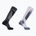Slidinėjimo kojinės Salomon S/Access 2-Pack anthracite/sweet lavender
