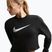 Moteriškas treniruočių džemperis Nike Pro Dri-Fit Crew Neck black/metallic silver/white
