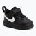 Vaikiški batai Nike Court Borough Low Recraft black/black/white