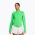 Moteriški bėgimo marškinėliai su ilgomis rankovėmis  Nike Tempo Swoosh Run Dri-Fit 1/4-Zip illusion green/white