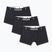 Vyriškos Nike Jordan Flight Cotton Trunk bokserinės kelnaitės, 3 vnt., juodos spalvos