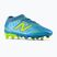 Vaikiški futbolo bateliai New Balance Tekela Team V5 FG metallic blue/alkaline green
