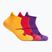 Kojinės HOKA No-Show Run Sock 3-pack egg yolk/cerise/virtual violet