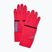 Bėgimo pirštinės HOKA Coldsnap Fleece Gloves cerise