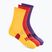 Kojinės HOKA Quarter Run Sock 3-Pack egg yolk/cerise/virtual violet