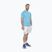 Vyriški marškinėliai Babolat Play Crew Neck cyan blue