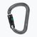 Laipiojimo karabinas Petzl William Ball-Lock grafito spalvos