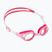 Vaikiški plaukimo akiniai arena Air Jr skaidrūs/rožiniai