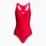 Moteriškas vientisas maudymosi kostiumėlis arena Icons Racer Back Solid raudonas