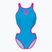 Moteriškas vientisas maudymosi kostiumėlis arena One Biglogo One Piece turquoise/fluo pink