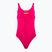 Moteriškas vientisas maudymosi kostiumėlis arena Team Swim Tech Solid freak rose/soft green