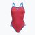 Moteriškas vientisas maudymosi kostiumėlis arena Icons Super Fly Back Solid astro red/blue cosmo