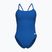 Vientisas moteriškas plaukimo kostiumas arena Lace Back Solid royal/white
