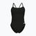 Vientisas moteriškas plaukimo kostiumas arena Lace Back Solid black/white