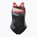 Vaikiškas vientisas maudymosi kostiumėlis arena Light Tricks Swim Pro Back black/calypso coral/multi