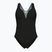 Moteriškas vientisas maudymosi kostiumėlis arena Control Pro Solid black/sea foam