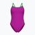 Moteriškas vientisas maudymosi kostiumėlis Arena Lace Back Solid very fuchsia/team green