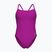 Moteriškas vientisas maudymosi kostiumėlis Arena Team Swimsuit Challenge Solid very fuchsia/team green