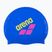 Plaukimo kepuraitė arena Big Logo neon blue/shocking pink/yellow star