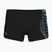 Vyriškos plaukimo trumpikės arena Basic Swim Short black/turquoise