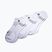 Kojinės Venum Vector No-Show 3 poros white/grey