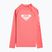 ROXY Whole Hearted saulės pabučiuotas koralų spalvos vaikiškas plaukimo marškinėlis su ilgomis rankovėmis