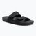 Vyriškos šlepetės Quiksilver Rivi Leather Double Adjust black 1