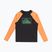 Vaikiški plaukimo marškinėliai ilgomis rankovėmis Quiksilver Everyday UPF50 black/tangerine