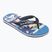Vaikiškos šlepetės per pirštą Quiksilver Molokai Art 25 Youth fiery coronet blue tropicamo