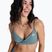 Maudymosi kostiumėlio viršus ROXY Solid Essentials Wrap Bralette agave green