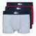 Trumpikės Lacoste 5H1803 BCK 3 pary navy blue/silver china/red