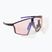 Julbo Edge Reactiv 1-3 High Contrast matiniai permatomi juodi/violetiniai dviratininkų akiniai