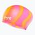 Plaukimo kepuraitė TYR Multi-Color Long Hair Silicone orange/pink