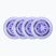 Ratukai riedučiams FR Skates Downtown Wheel 80mm/85A X4 light purple/purple