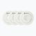 Ratukai riedučiams Luminous Led Wheels Duo 76mm/85A X4 white/red