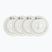 Ratukai riedučiams Luminous Led Wheels Duo 72mm/85A X4 white/red