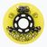 Ratukai riedučiams FR Skates Street Invaders Wheels 80mm/84A X4 yellow/black